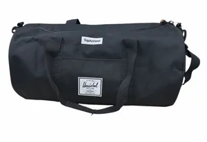 Herschel Supply Company NWT Black Cylindrical Duffel Bag thumbnail 1