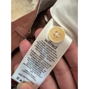 ARITZIA Wilfred The Effortless Short Linen Blend Long Size 10 thumbnail 5