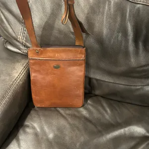 Fossil Brown Leather Crossbody Bag thumbnail 3