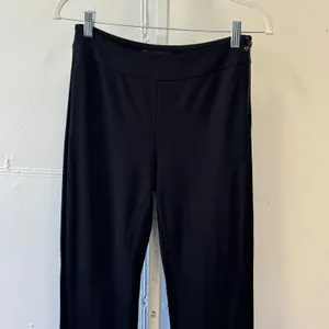 Kobi Halperin Black Ponte Flare Leg Side Zip Dress Pants Size 6 Full Length thumbnail 4