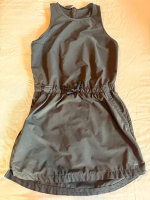 The North Face Black Performance Dress Women’s Medium Drawstring Waist Active Travel thumbnail 1