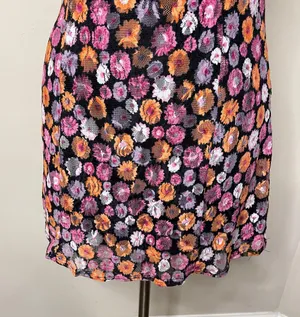 NWOT MISCREANTS Cupid Mini Dress in Orange Pink Lace thumbnail 6