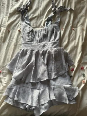 Ruffle Tie Romper thumbnail 1
