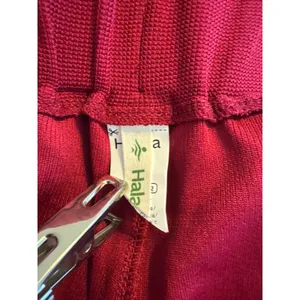 **Halara Women's Halo Tek Air Pull on Pants Stretch Wide Leg Burgundy Size XL thumbnail 5