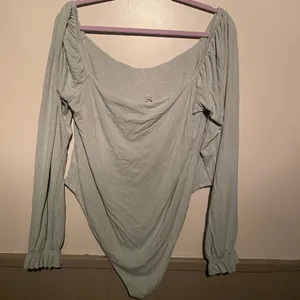 Forever 21 Sage Green Bodysuit thumbnail 2