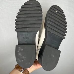 Bershka Premium Ankle Boots White Black‎ Platform Lug Sole Size 37 EU thumbnail 4