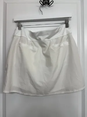 Callaway White Perforated Golf Tennis Skort Built-In Shorts Women’s M thumbnail 5