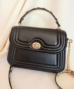 Coach MARLIE TOP HANDLE SATCHEL WITH BORDER QUILTING Bag NWT，c7236 thumbnail 1