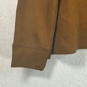 Lands End Size XL Tall Brown Relaxed Fit Long Sleeve Mock Neck T-Shirt thumbnail 4
