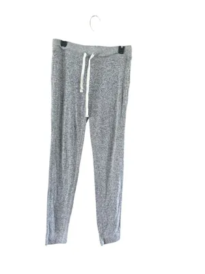 Women's J.Crew Jogger Pants Size S Grey White Drawstring thumbnail 2