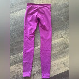 Lululemon‎ reversible Wunder Under Pink Black leggings Size 6 thumbnail 2