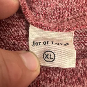 Jar Of Love Womens Size XL Red Knit Dress w/ Side Button Detail thumbnail 3