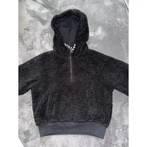 Lululemon Women's Oh So Sherpa Half Zip Black Size 6 thumbnail 2
