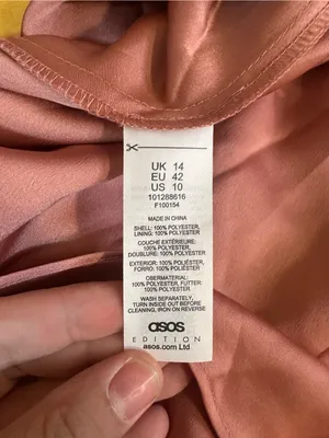 ASOS Edition Satin Twist-Detail V-Neck Maxi Dress in Cinnamon Rose Size 10 New thumbnail 8