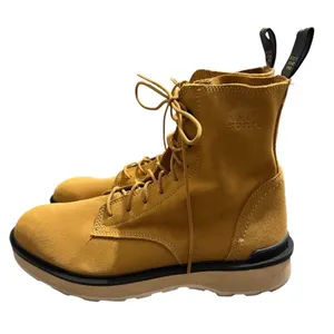 Sorel Hi Line Lace‎ Geo Yellow/Jet Waterproof Combat Boots Womens Size 10 thumbnail 2