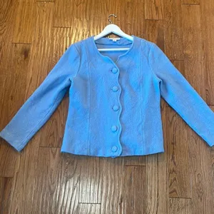 Pendleton Vintage 100% wool scalloped button front blazer XL thumbnail 6