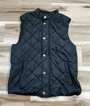 Gap Quilted Black Vest Women’s Small thumbnail 1