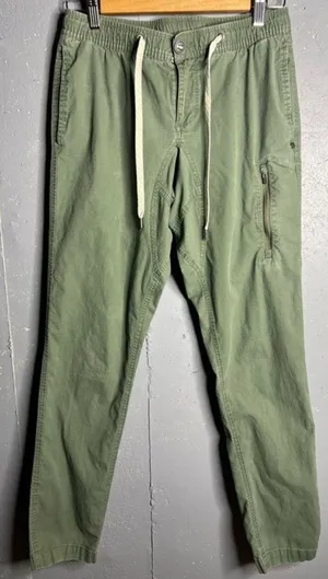 Vuori Mens Green Ripstop Pants Performance Outdoor Athleisure Slim Fit. Size Sml thumbnail 1