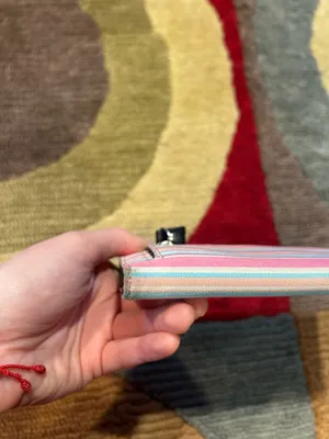 Kate Spade New York Vintage Retro Y2K Stripe Long Trifold Wallet Card Holder thumbnail 8