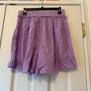Free People Purple Heating Up Woven Boxer Shorts Size Medium thumbnail 4