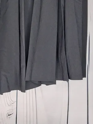 Athleta Match Point Black Pleated Activewear Tennis Sporty Mini Skirt/Skort thumbnail 2
