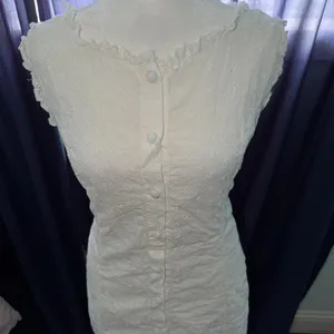 For Love & Lemons Women's Susie Eyelet Mini Dress Size Large NWOT thumbnail 3