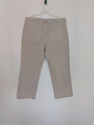 Abercrombie & Fitch The Baggy Low Rise Taupe Jeans Size 33 16 Regular NWT XL thumbnail 7