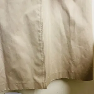 FoxRun by Lucien Padawer Vintage Trench Coat Beige Khaki Long Double Breasted 12 thumbnail 7