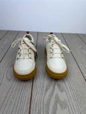 Sorel Women's Out N About IV Low Women's Waterproof Sneaker 9.5 Honey White $100 thumbnail 2