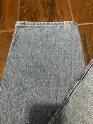 Levi’s 94 Baggy Distressed Mid Rise Straight Leg Denim Jeans thumbnail 2
