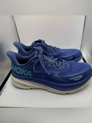 Hoka Women's‎ Clifton 9 Running Athletic Shoe Sneaker Cobalt Blue Comfort 7 thumbnail 3