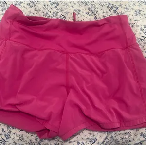 Pink Lululemon Speed Up Shorts 4" thumbnail 1