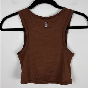 Free People Movement New Moon Tank Top Women’s Size XS Brown Twist thumbnail 5