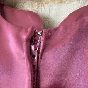 Vintage 80s Satin Gown Pink Coquette Princess Sweetheart Prom Dress Formal XS thumbnail 4
