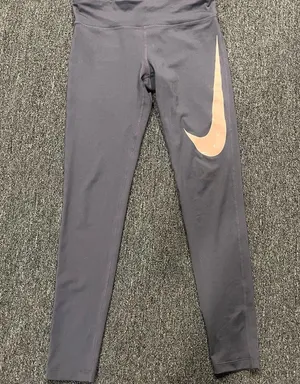 Nike Gray and pink Leggings Athletic Performance thumbnail 1