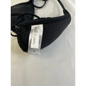 Salt + Cove Womens Black Multi-Way Triangle Bikini Top Swimwear Medium‎ NEW thumbnail 5