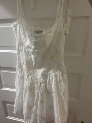 Olivaceous Floral Dress Mini thumbnail 3