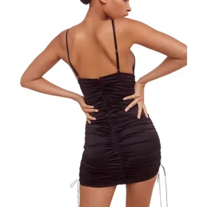 For Love & Lemons Mirage Mirrored Dress with Rhinestone in Black, Size XL​ thumbnail 3