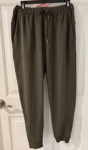 Avia Women Olive Green‎ Jogger Lg 12/14 Drawstring Waist Comfort Fit Pockets thumbnail 1