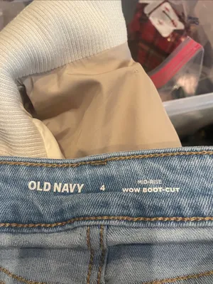 Light Blue Women's wow bootcut -mid rise Jeans by old navy size 4 thumbnail 4