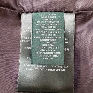 Lauren Ralph Lauren 60% Down Puffer Coat Fur Hood Black XL Winter‎ Parka Jacket thumbnail 10
