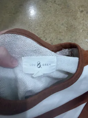 striped sweatshirt Brown thumbnail 3