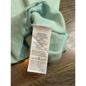 EUC Womens J Crew 100% mernio wool sweater soft mint green size S thumbnail 7