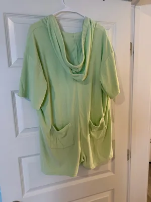 Blue Blush Terry Romper thumbnail 2