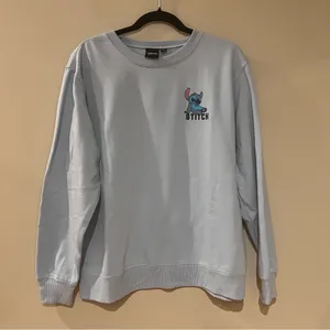 Disney Light Blue Stitch Crewneck thumbnail 2