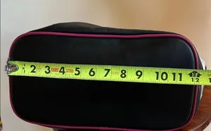 Nicole Lee Black and Pink checkered Handbag with studded strap thumbnail 11