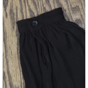 Nine West Womens Woven Pleat Neck Tie Woven Blouse Shirt Top WL11W005PP2 Black S thumbnail 4