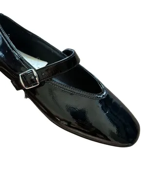 NWT A New Day Black Patent Mary Jane Flats Size 10 thumbnail 9