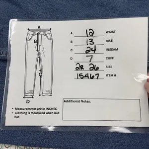 Abercrombie Fitch Mom Jean Women 26/2R Paperbag Waist Tie Belt Indie Street Chic thumbnail 11