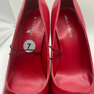 New Marc Fisher women's Red stiletto 4 inch pointed hill thumbnail 6